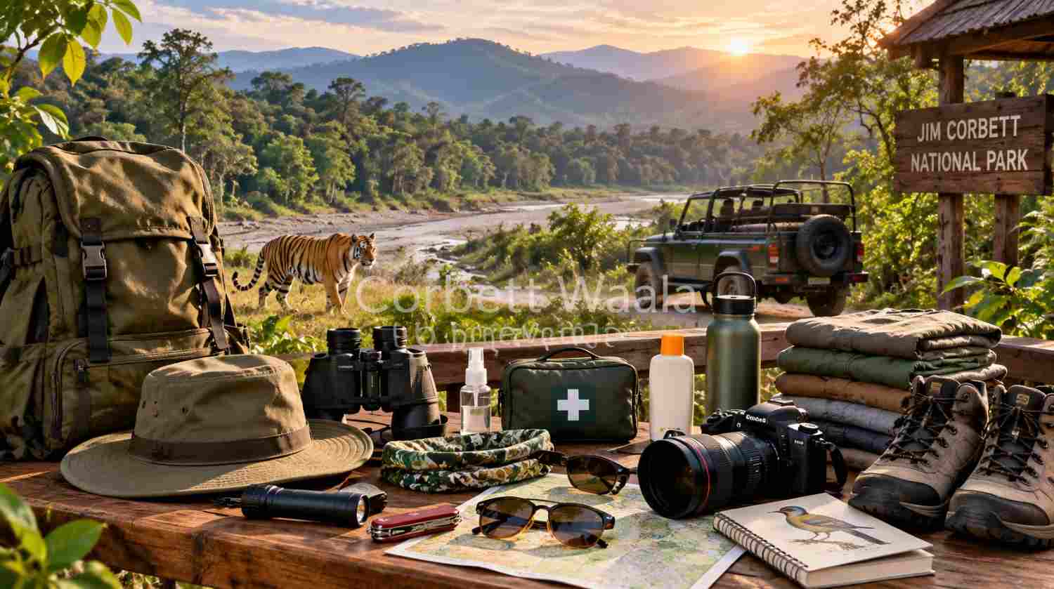 packing tips for Jim Corbett jungle safari